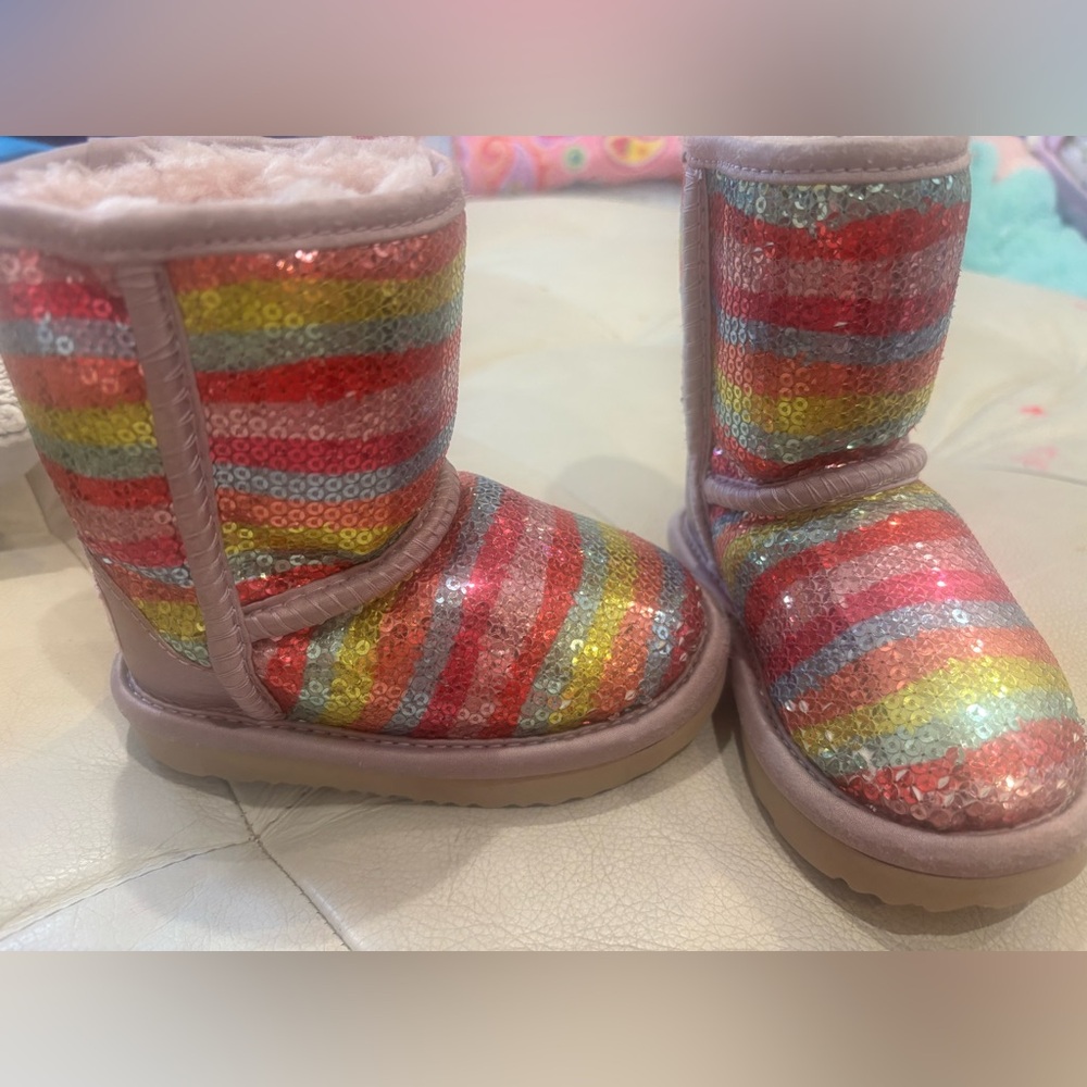 UGG Multicolor Sequin Boots